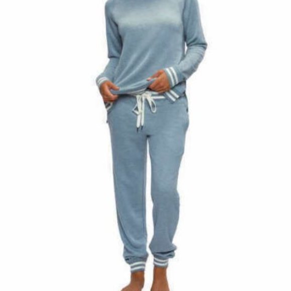 New!! Felina | Geena French Terry Lounge Set | Sweatshirt & Jogger - Picture 2 of 3